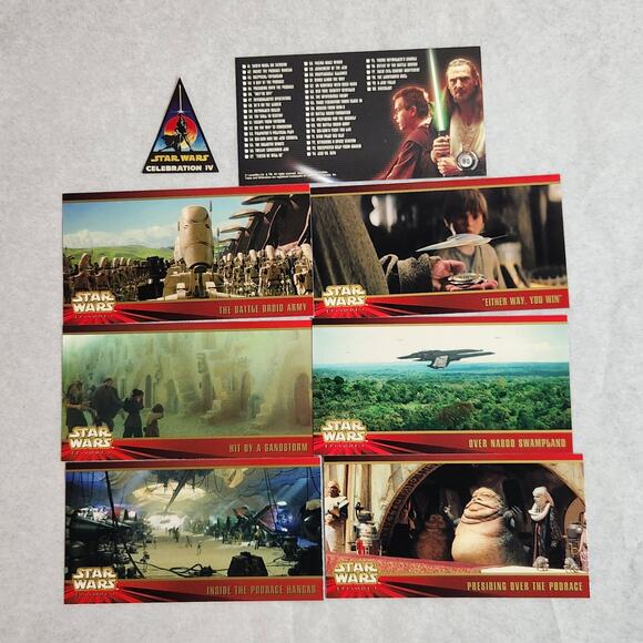 Topps Star Wars Episode 1 Widevision Series 1 Trading Cards Lot Of 27 1999 NM - Picture 2 of 4
